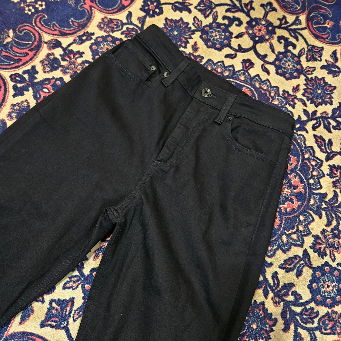  Rag&bone 슬림 테이퍼드 하이웨스트 블랙진 상품이미지2