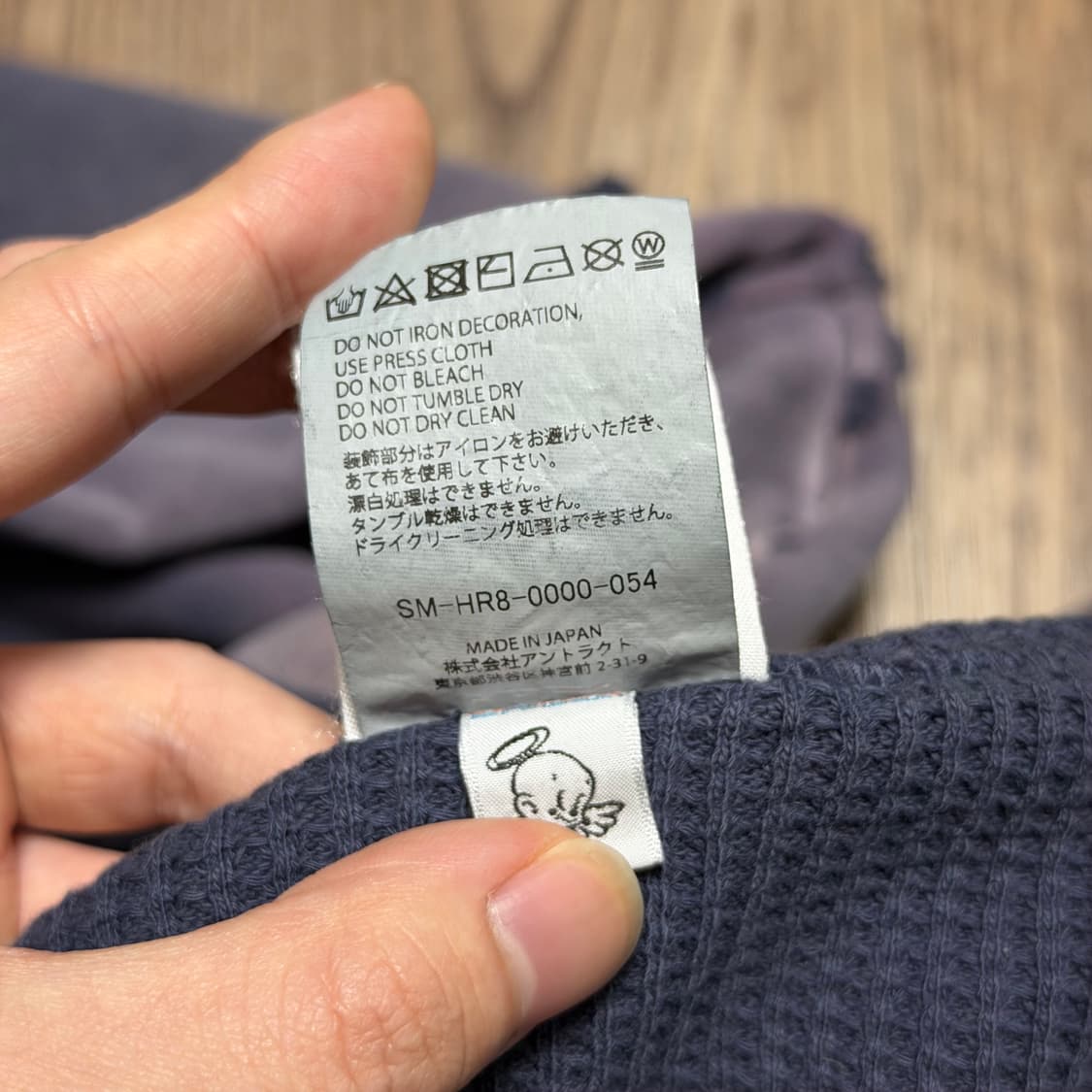 (m)세인트미카엘 24ss 더블페이스 후드집업 네이비 상품이미지7