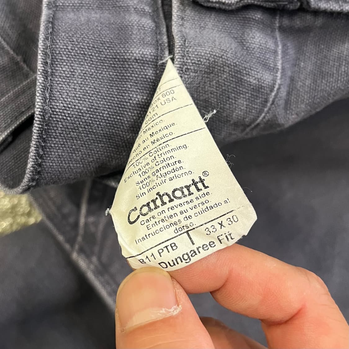 칼하트 B11 PTB 카펜터 팬츠 (33“) 상품이미지6