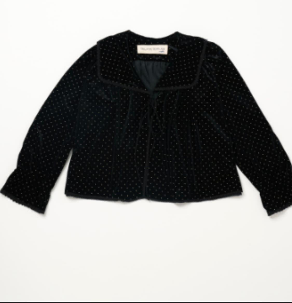 비아플레인 벨벳 도트 블라우스 상품이미지3