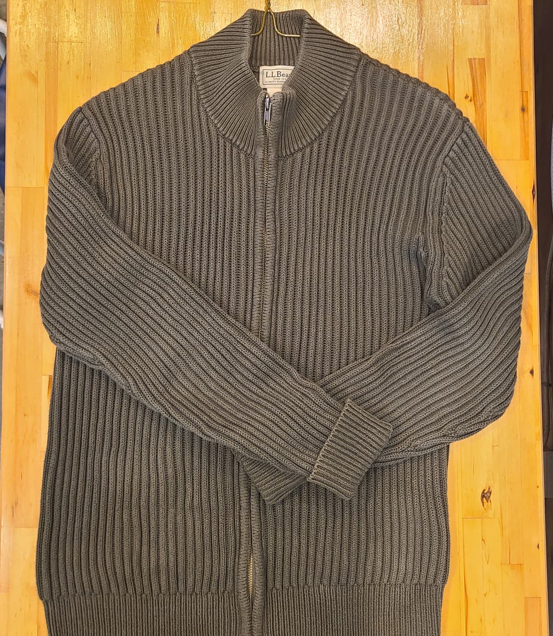 L.L.Bean 풀집업니트(카키) 상품이미지9