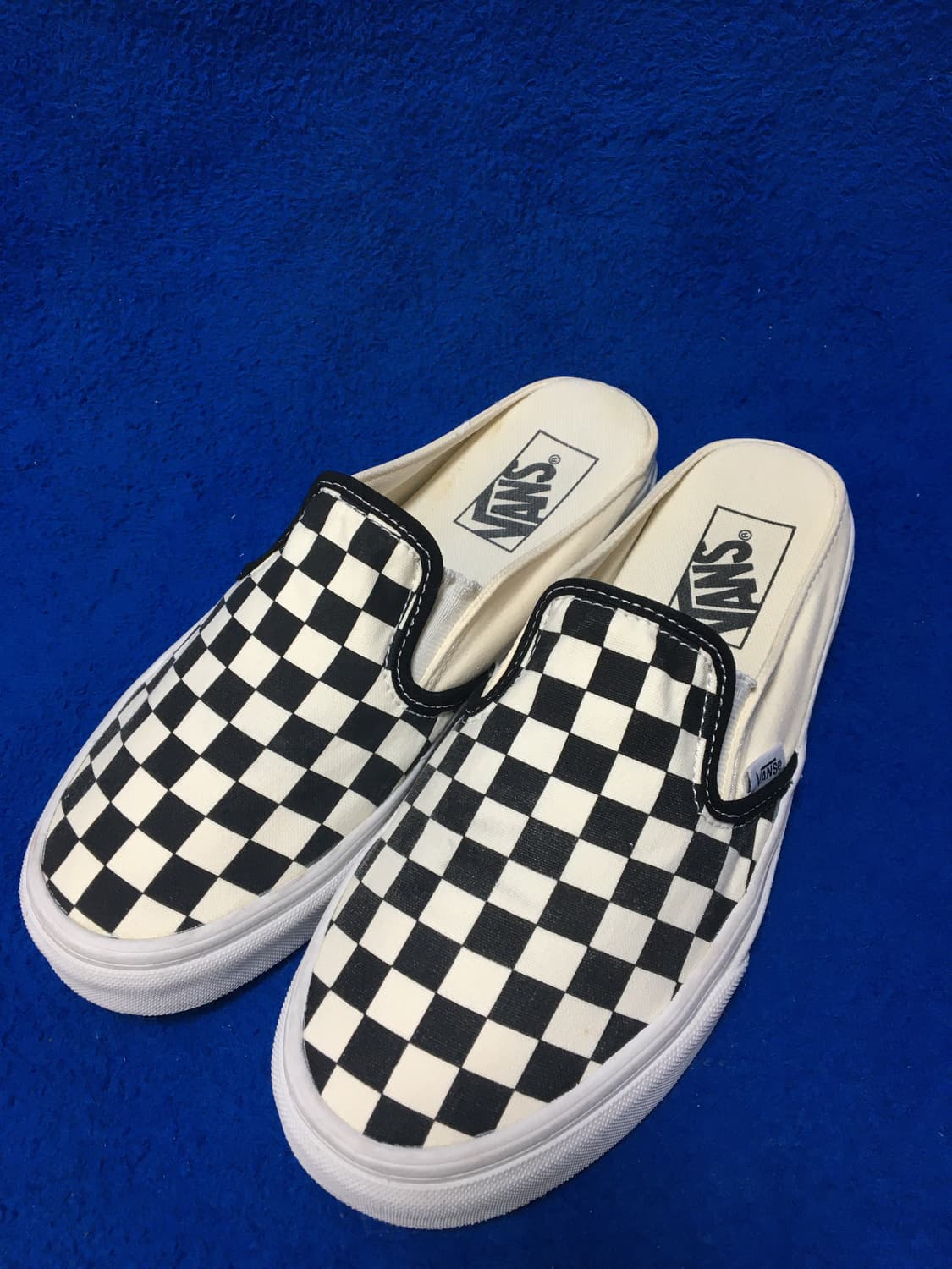 [235mm] 반스 슬립온 뮬 체커보드 Vans 상품이미지5