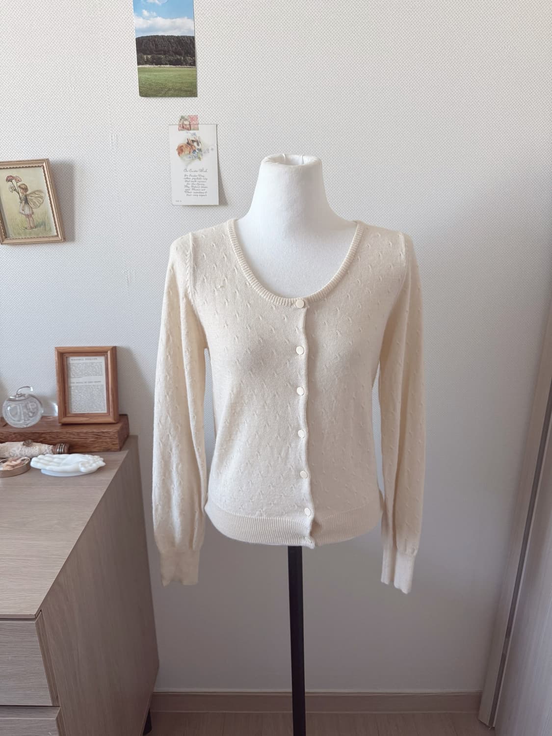 레스트로즈 아이보리 가디건 상품이미지1