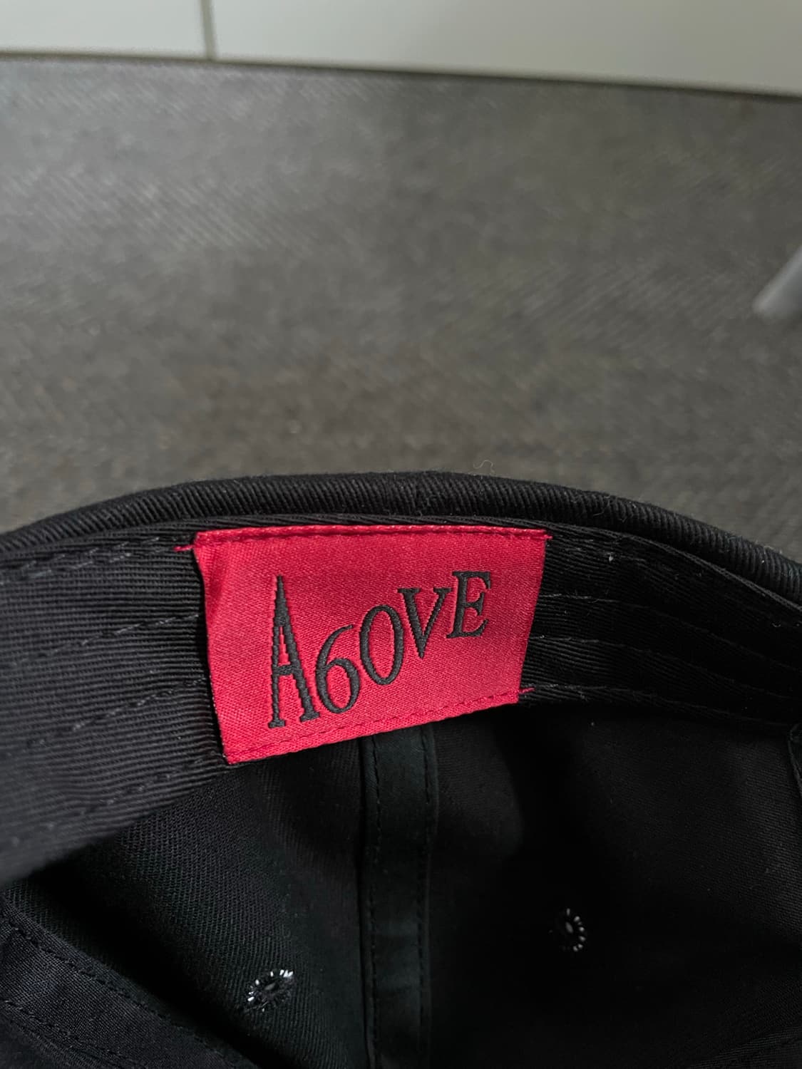 AOMG A6OVE 블랙 모자  상품이미지2