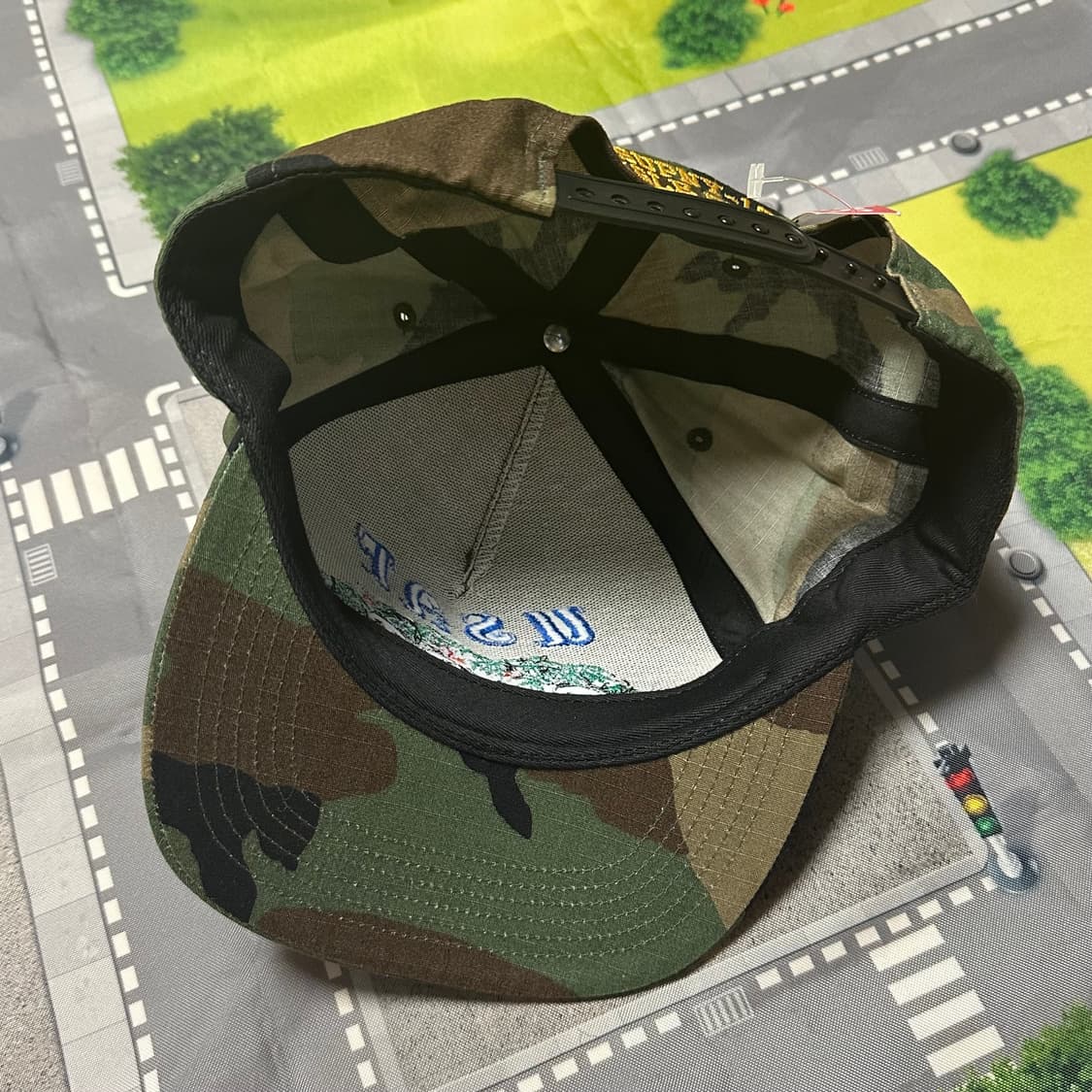 슈프림 판다 5패널 캡 우드랜드카모 17ss 상품이미지4