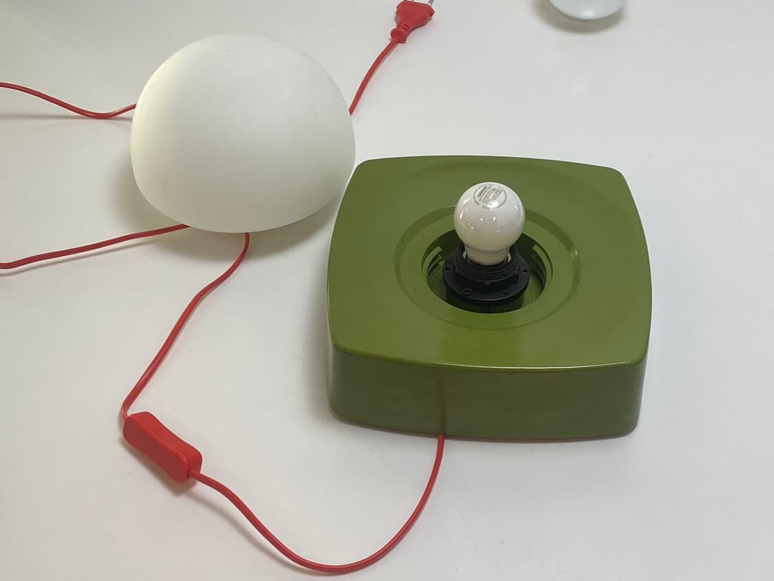 70년대 독일 빈티지 벽조명 HP leuchten 그린색상 상품이미지8