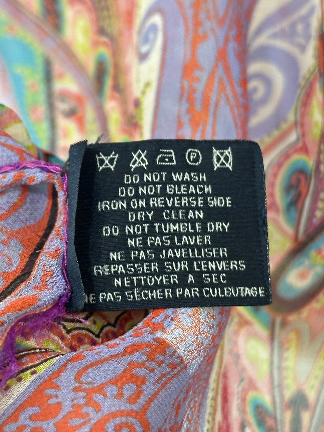 에트로 실크 스카프 상품이미지5