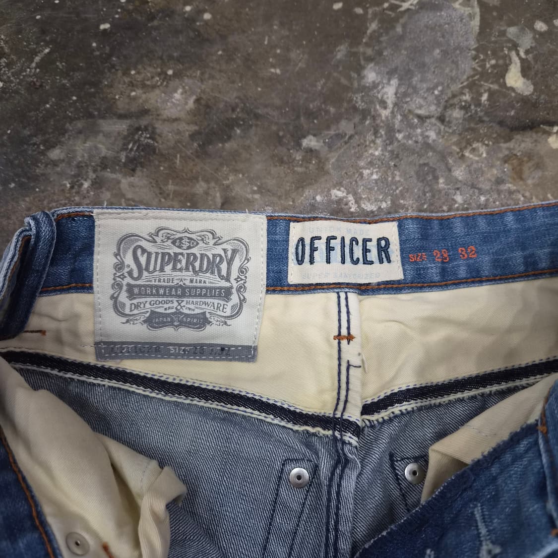 27) 수퍼드라이 데미지워싱 청바지 데님팬츠 슈퍼드라이 청바지 상품이미지7