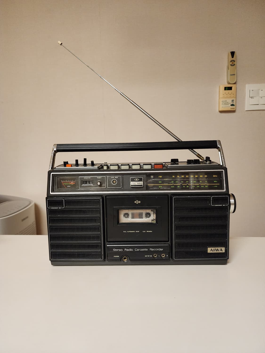 70년대 AIWA  빈티지 스테레오 라디오 카세트 상품이미지1