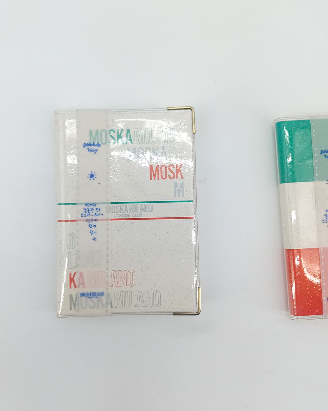 MOSKA MILANO 반짝이 펄 미니 밀라노  수첩 y2k 다이어리 상품이미지8