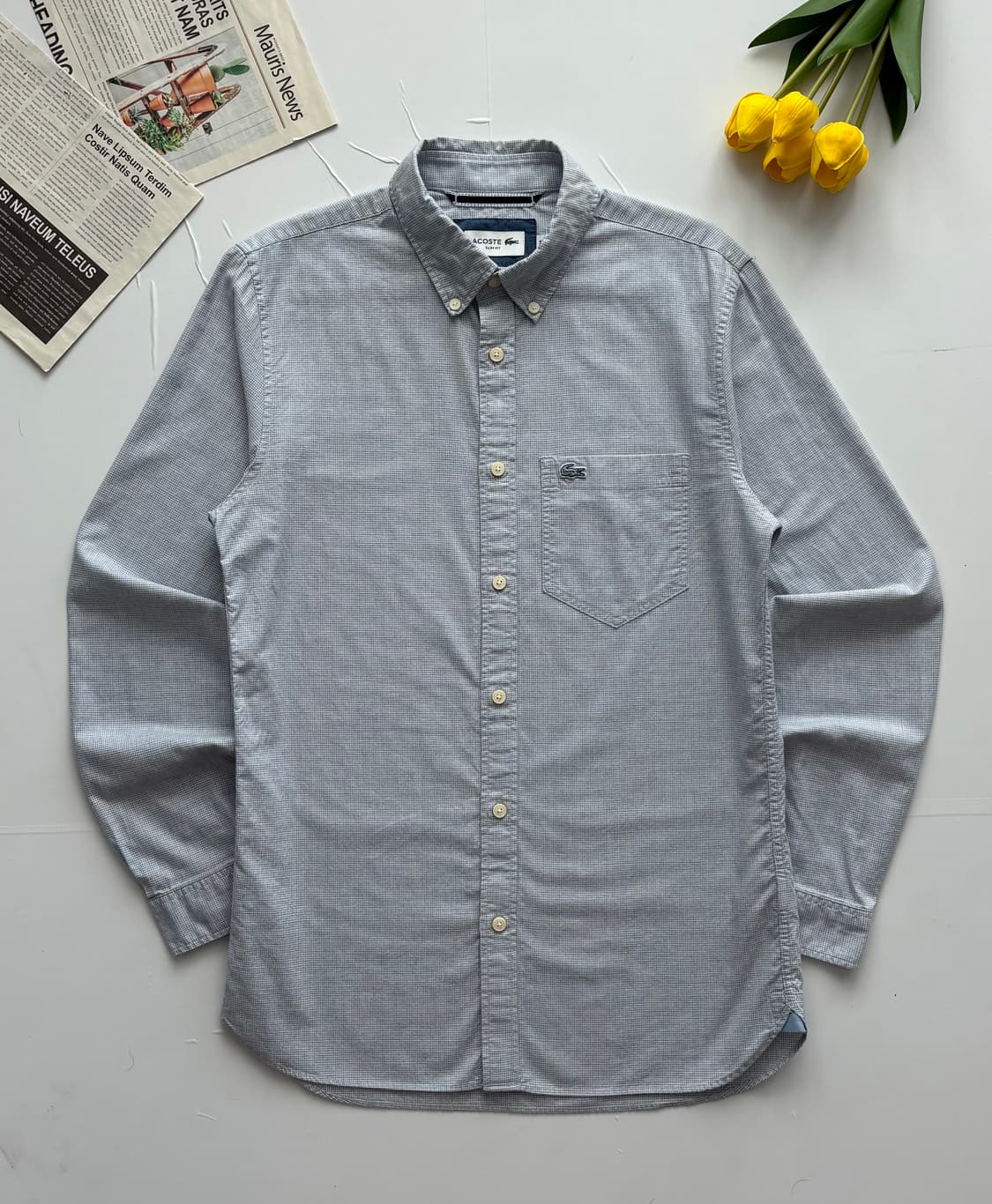 라코스테 체크 셔츠 상품이미지2