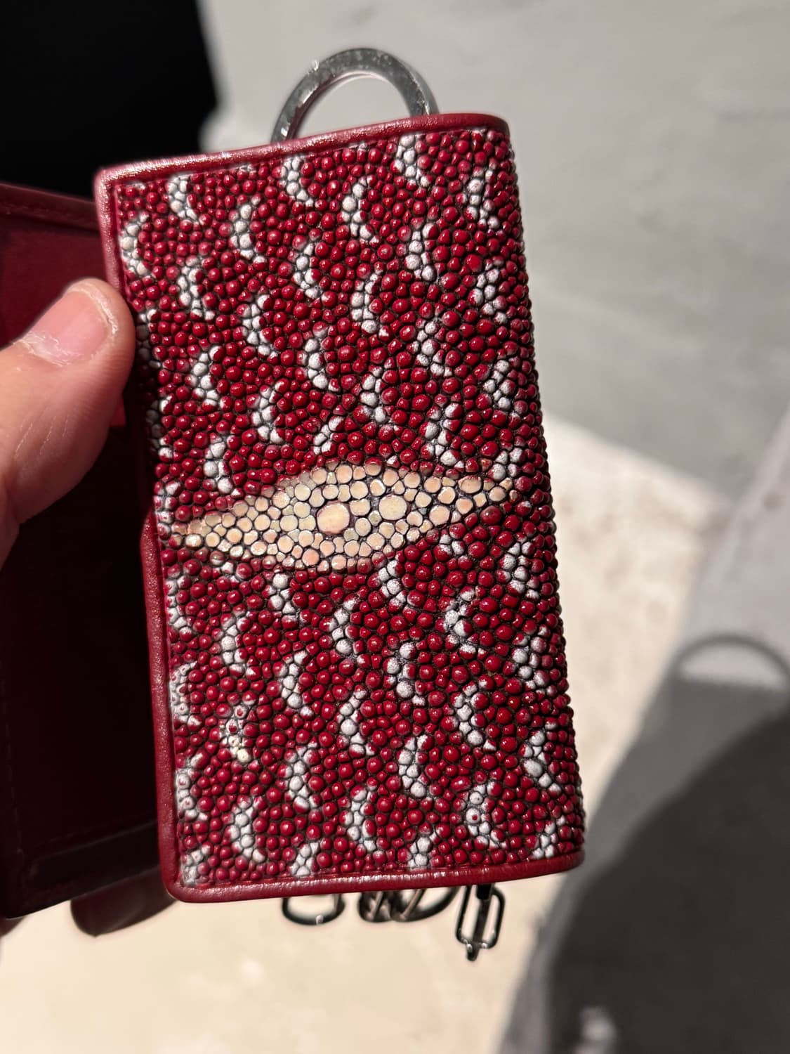 JPN 패턴 레더 키홀더 케이스  상품이미지3