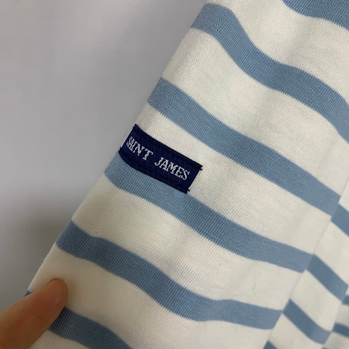 세인트제임스 스트라이프 롱슬리브 빈티지 스카이블루 XL 상품이미지7