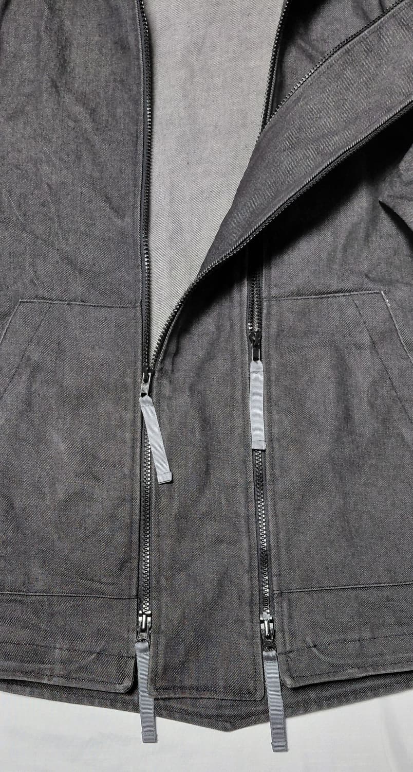 [L/무료배송] LES ZAZOUS(레 자쥬) 더블 집업 데님 자켓 상품이미지4