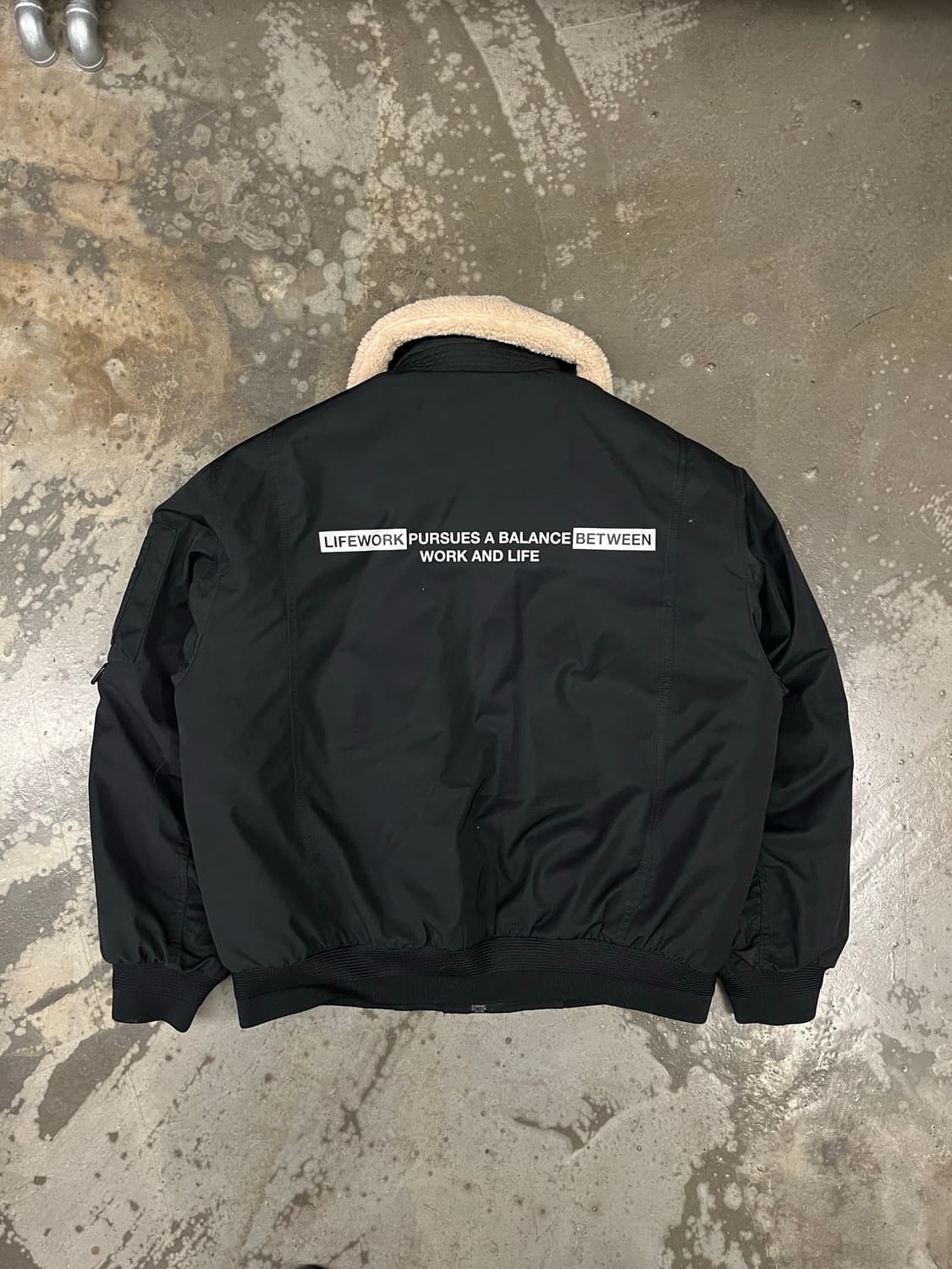 라이프워크 봄버자켓 블랙 M 상품이미지3
