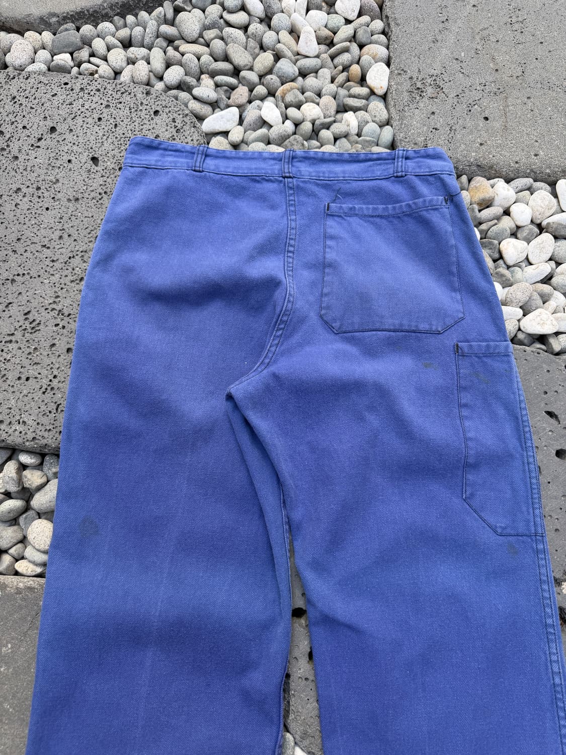 1960s FADED WASHED BLUE FRENCH 프렌치워크팬츠 상품이미지8