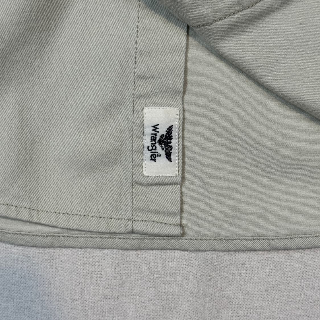 L) Wrangler 랭글러 투포켓 워크웨어 코튼 셔츠 아이보리 W5 상품이미지4