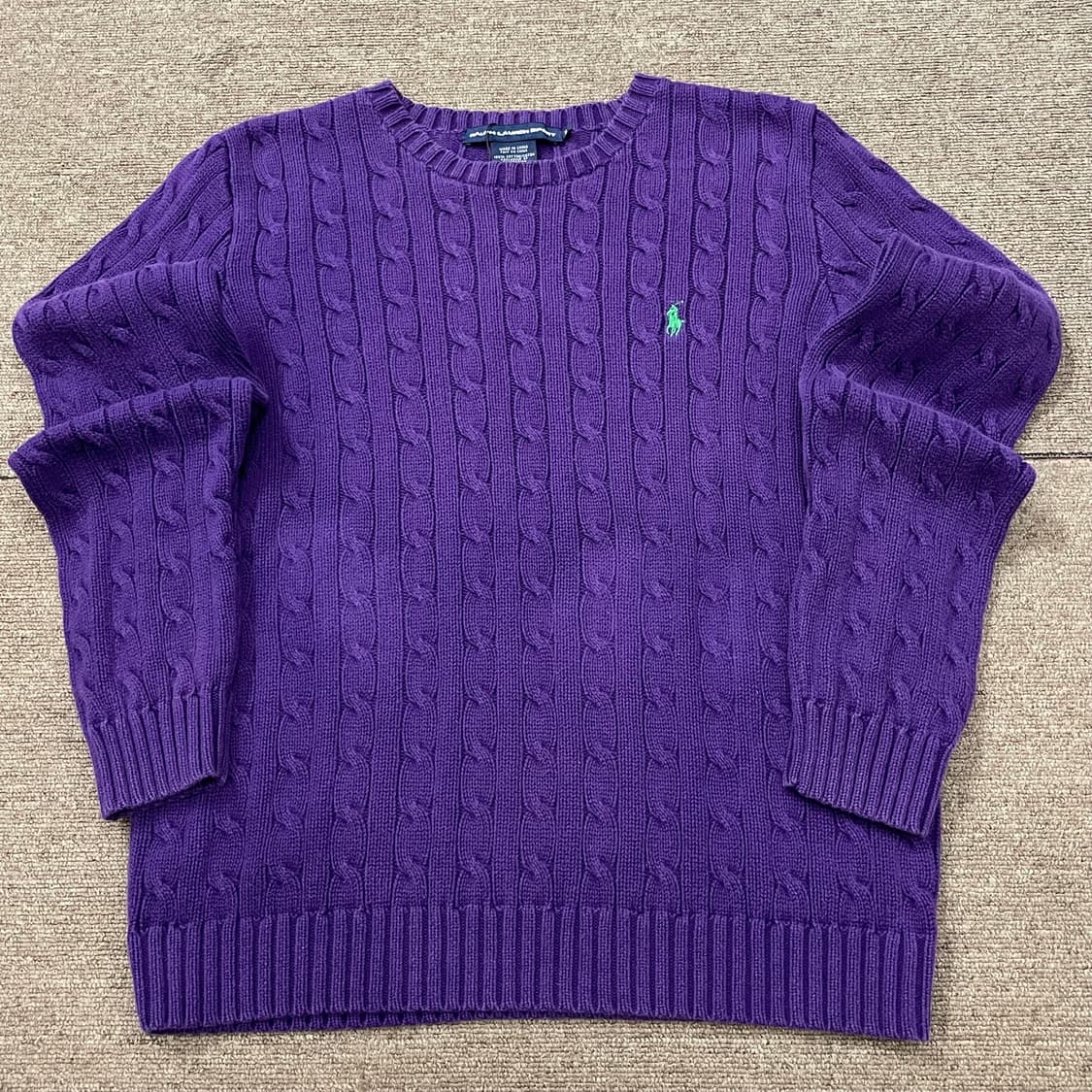 (XL) POLO 폴로 랄프로렌 스포츠 케이블 니트 상품이미지3