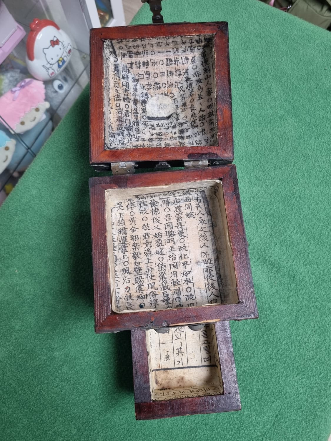 빈티지 나무 보석함 미니 서랍장 상품이미지3