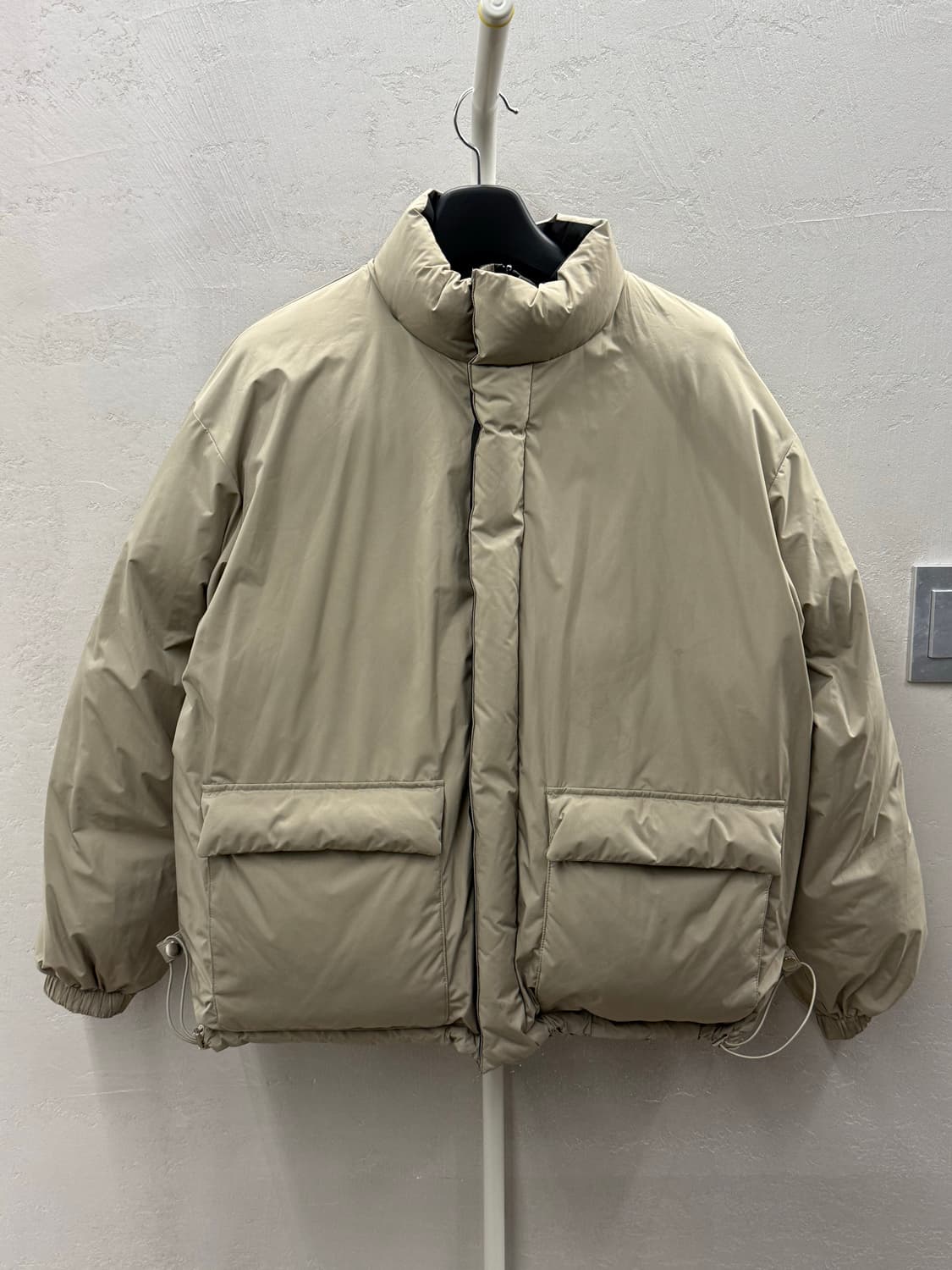 MMGL 엠엠지엘 리버시블 숏패딩 블랙 베이지 3 상품이미지5