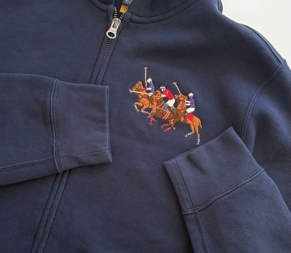 Polo 폴로랄프로렌 QR 빅로고 후드 집업 상품이미지3