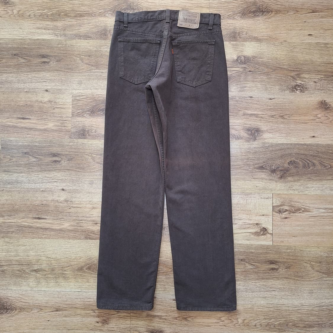 90s 미제 빈티지리바이스 565 오렌지탭 브라운 W31L34 상품이미지3