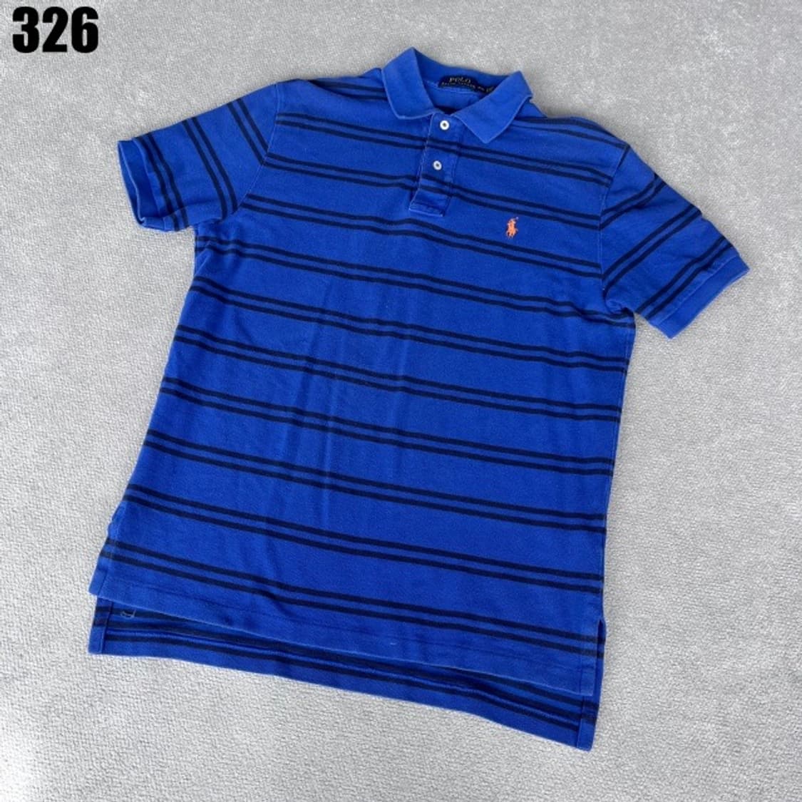 폴로 랄프로렌 블루 스트라이프 반팔  상품이미지1