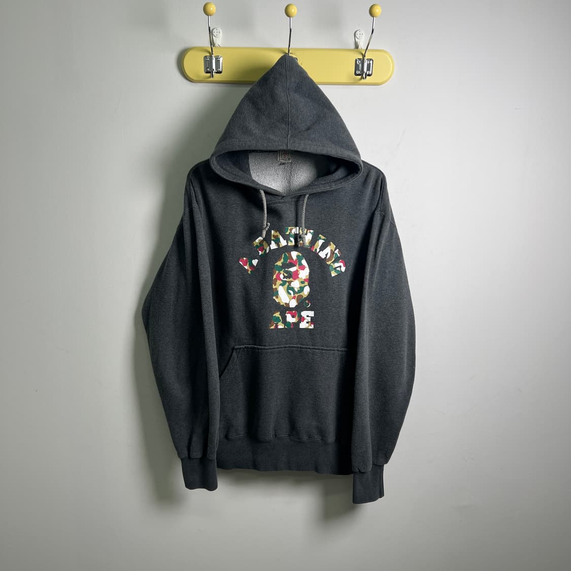 베이프 ABC 카모 컬리지 풀오버 후드티 L 상품이미지1