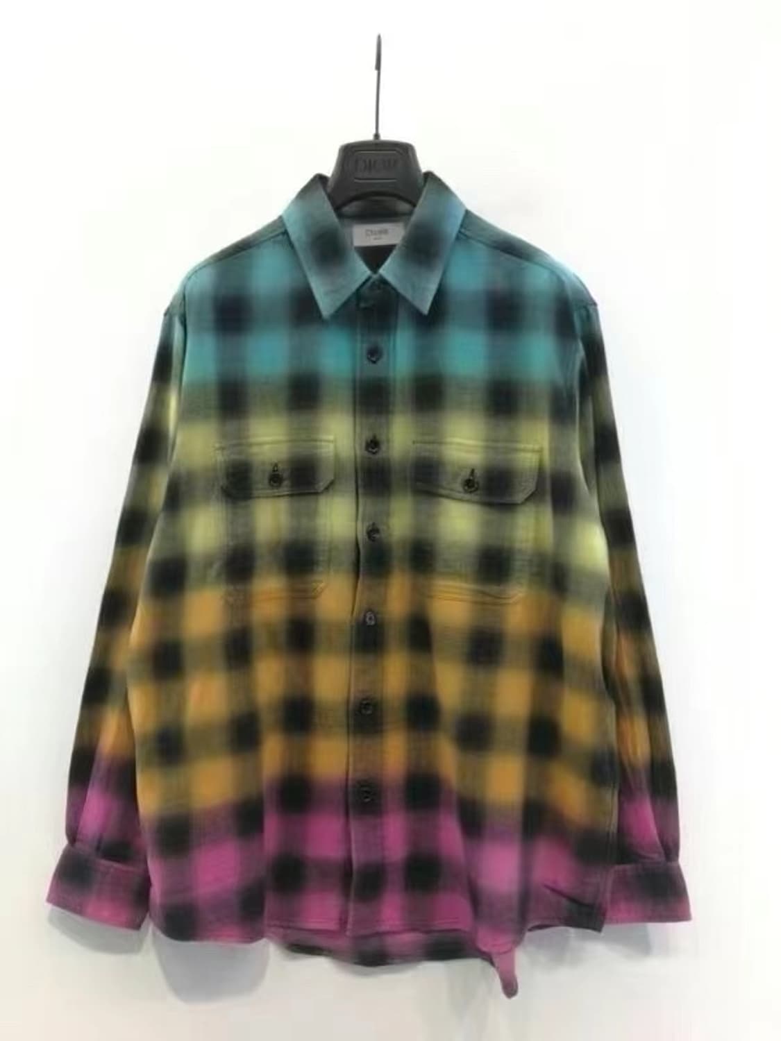 [판매] CELINE 플란넬 체크셔츠 - 37사이즈 (새상품) 상품이미지1