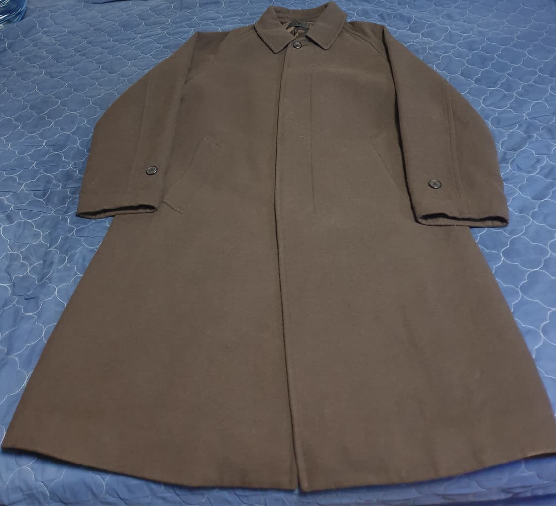 유니클로 미니멀 발마칸코트 다크브라운 (XL) 상품이미지1