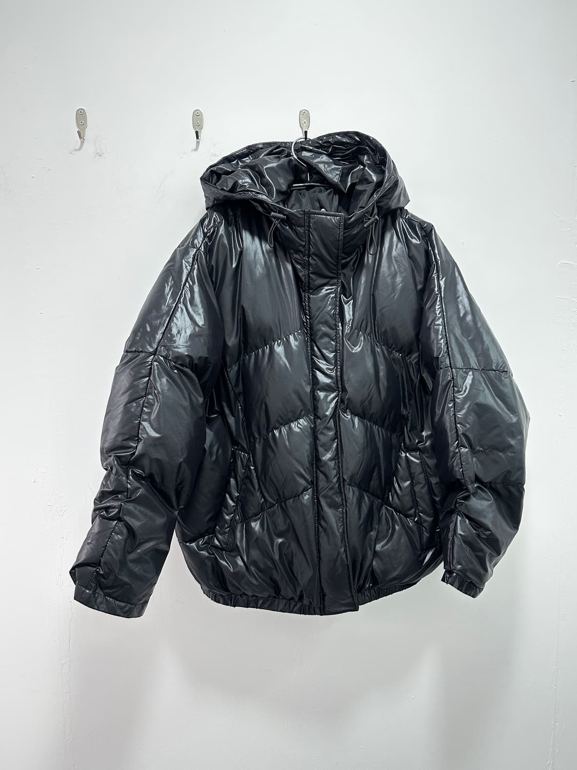 JPN vintage crop padded jacket 상품이미지4