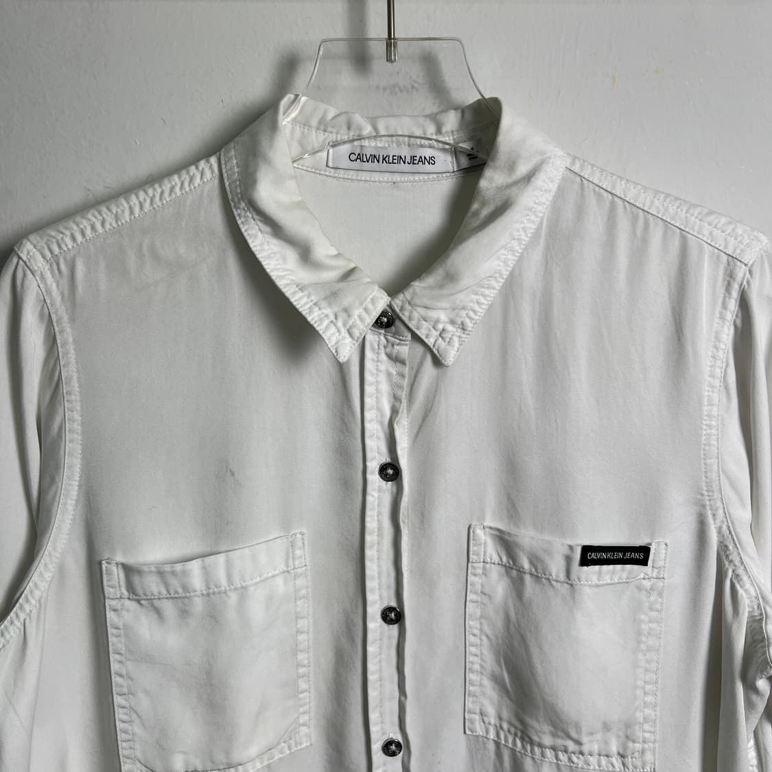 캘빈 클라인 진 텐셀 유틸리티 셔츠 M 상품이미지4