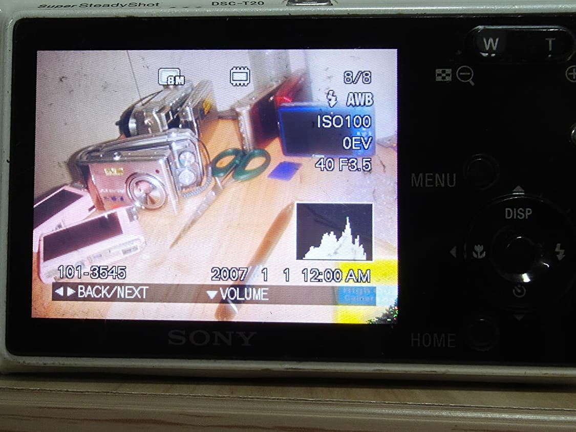 소니 사이버샷 DSC-T20 빈티지 디지털카메라 상품이미지7