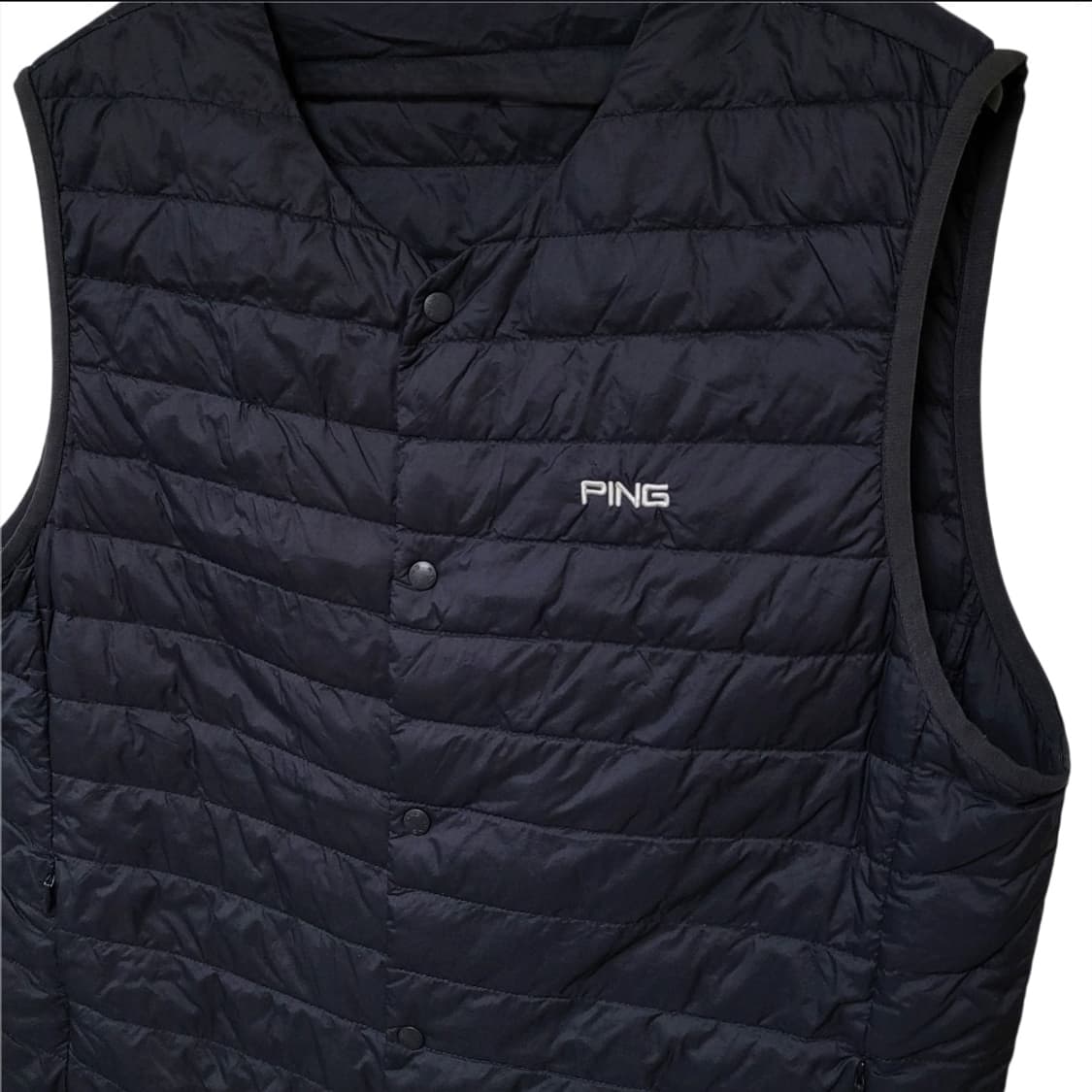 골프웨어 경량패딩조끼 PING핑 100 구스다운 거위털 상품이미지3