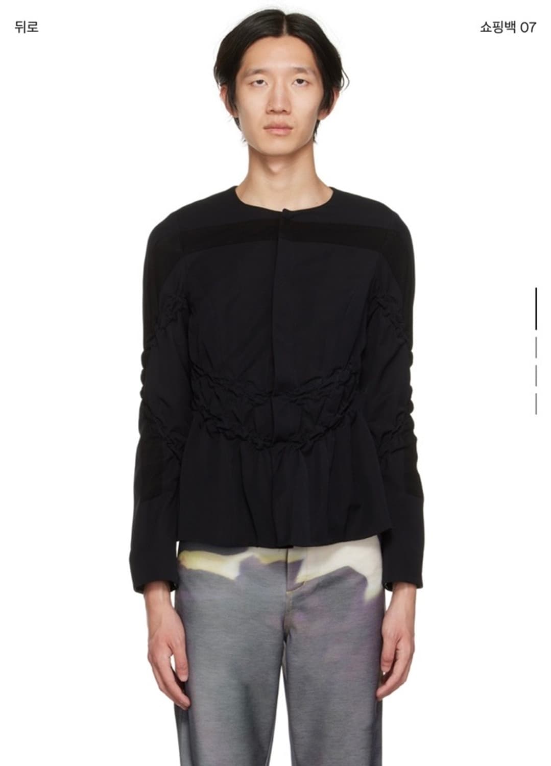 ponder.er 블랙 볼트 자켓 s 상품이미지1