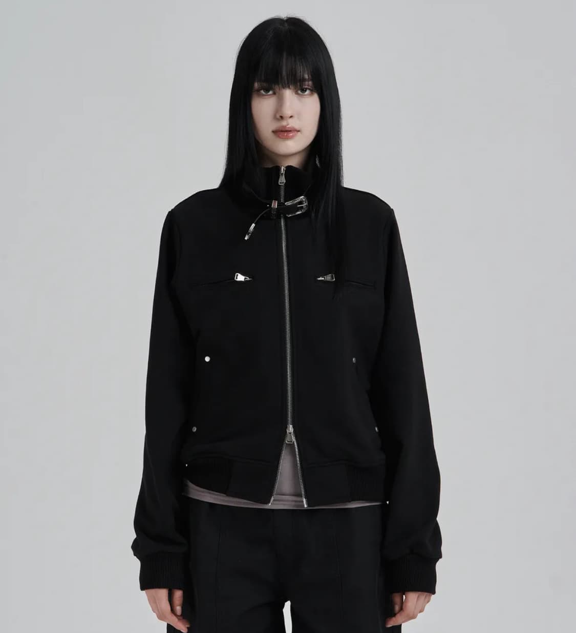 일리오 하이넥 블루종 상품이미지1