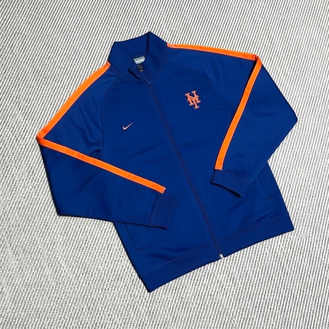 [M] Nike x MLB 나이키 뉴욕 메츠 트랙탑 져지 자켓 블루 상품이미지2