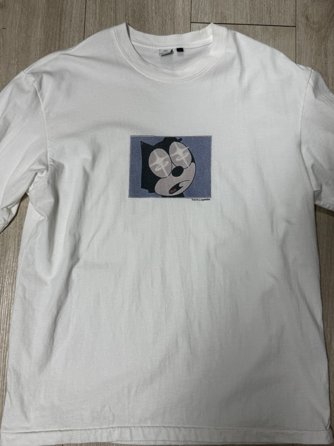 폴리테루 캐피탈 반팔 티셔츠 화이트 상품이미지2