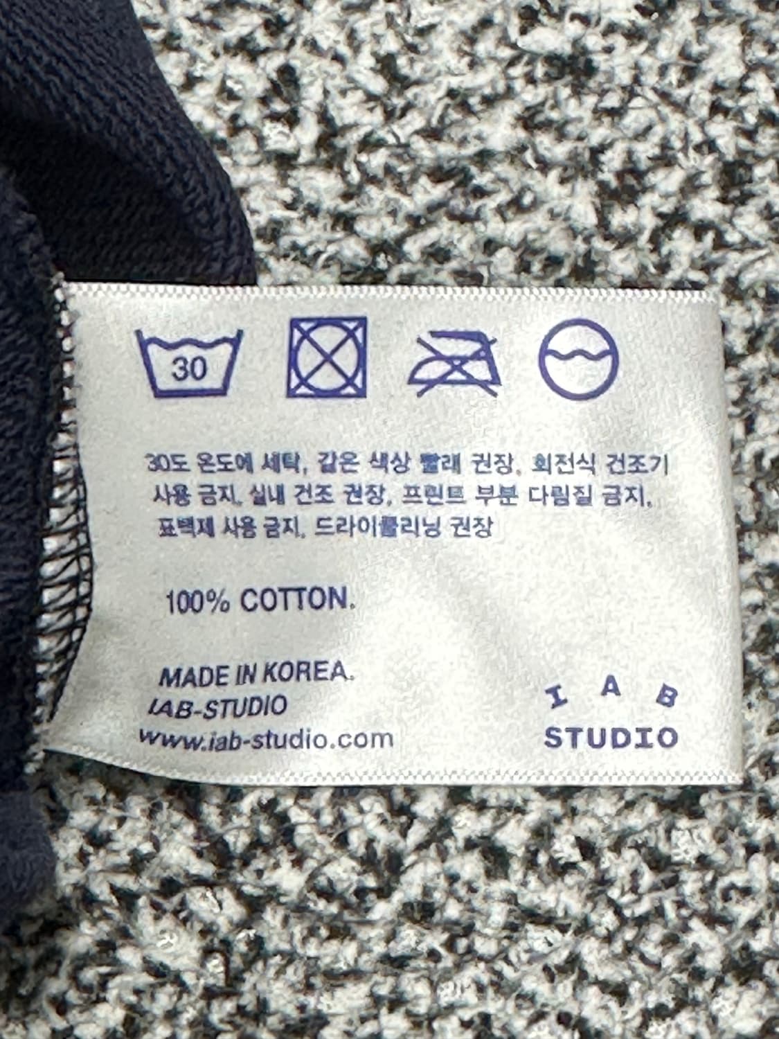 아이앱스튜디오 빅로고 버튼 자켓 상품이미지9