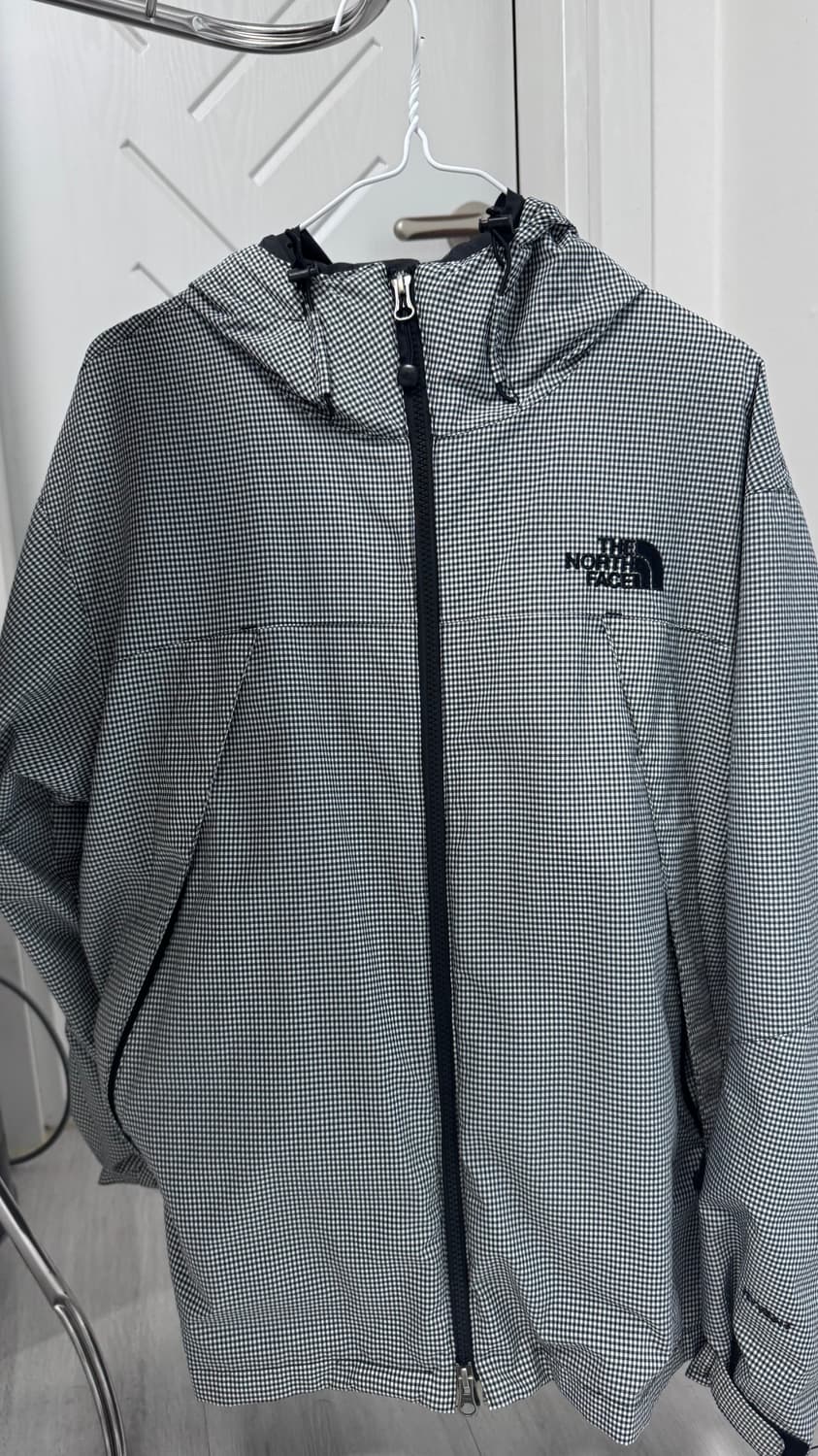 노스페이스 깅엄체크 바람막이 상품이미지1