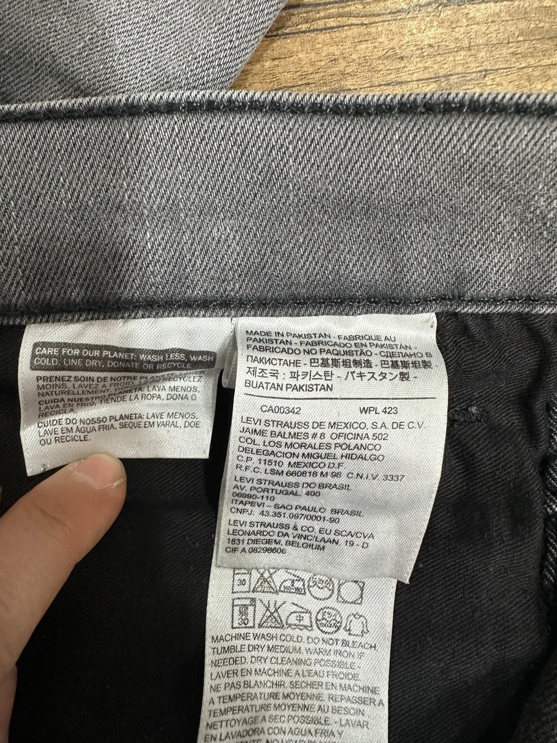 리바이스 508 그레이진  W32 L29 상품이미지8