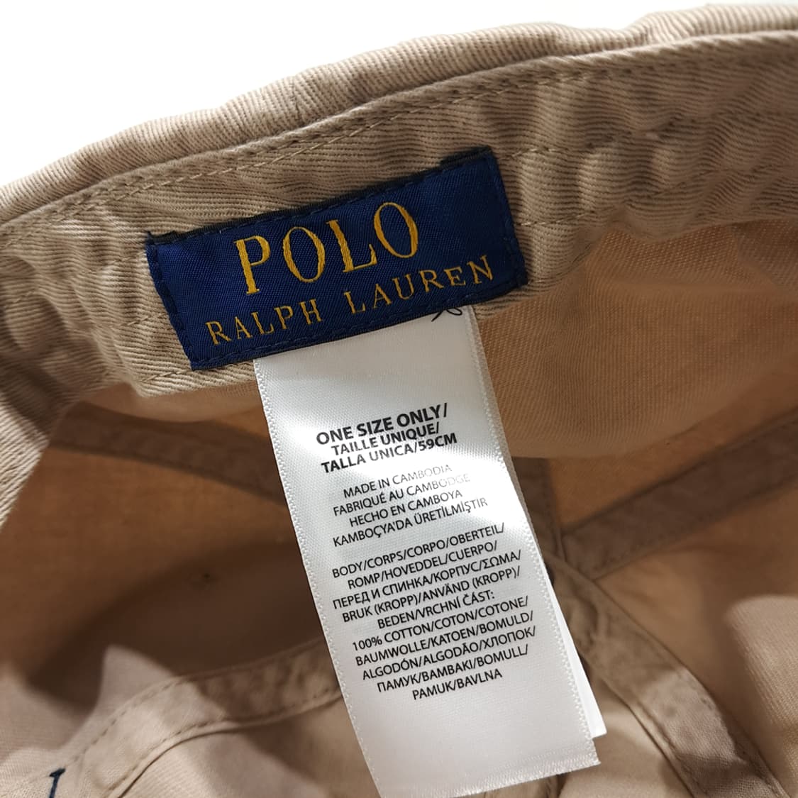 CL247 폴로 코튼 네이비포니 베이지 볼캡 모자 상품이미지8