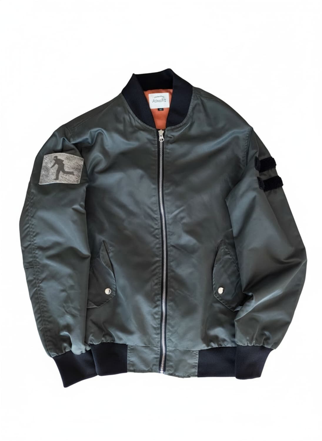 ASHADE 카키색 봄버 자켓 판매합니다.(상의 95사이즈) 상품이미지1