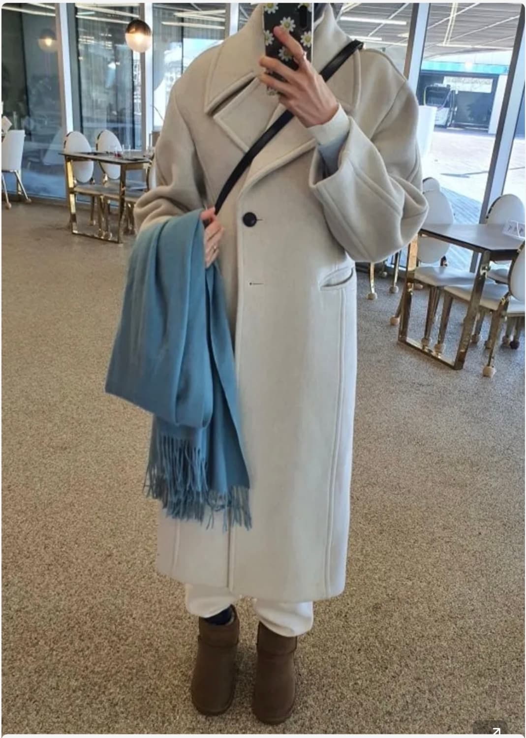 (구매가38만원) 레이브 아월 글레스 울코트 / 레이브 코트 상품이미지10