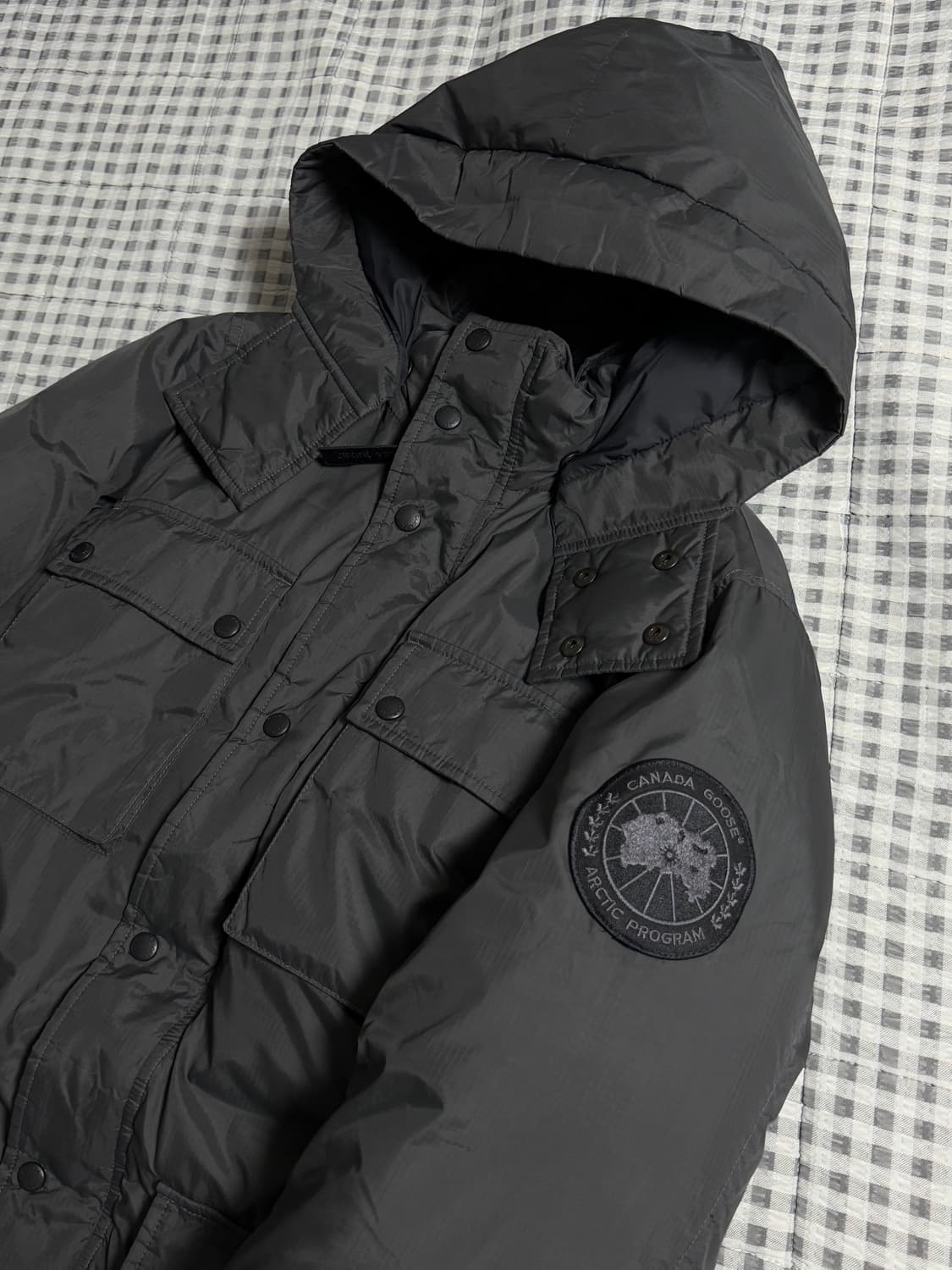 (M) 캐나다구스 매니토바 패딩 블랙 상품이미지2