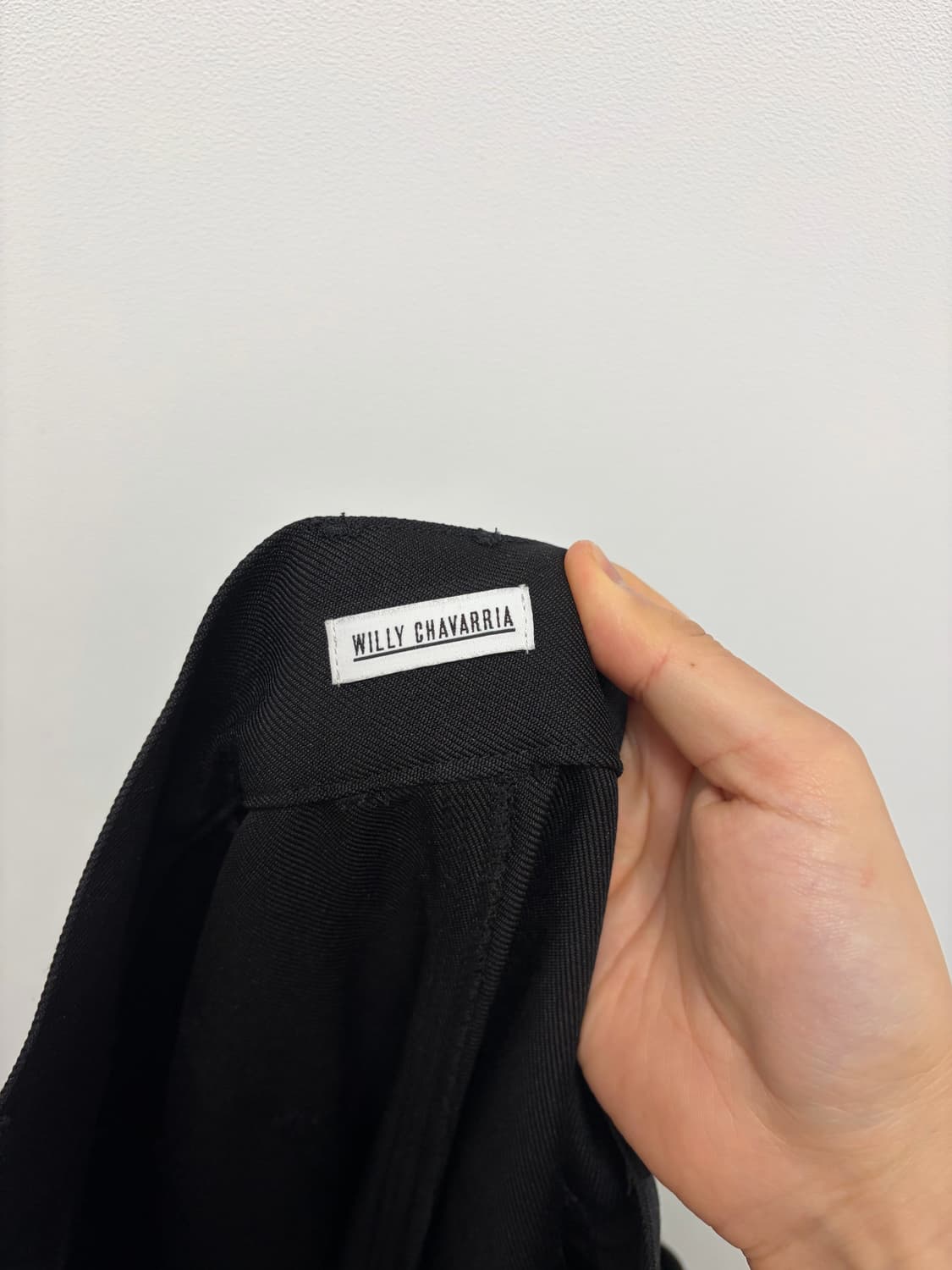 윌리차바리아 블랙 워크 팬츠 상품이미지5