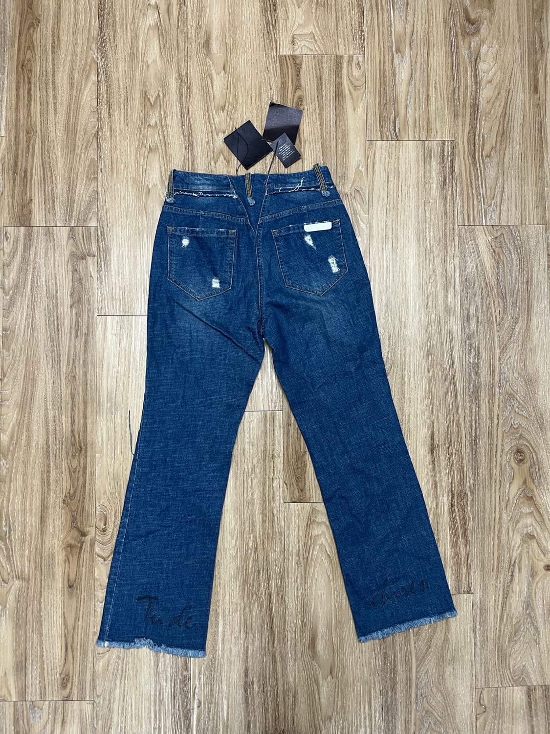 (새상품) 타임 컷오프 부츠컷 청바지 26 상품이미지5