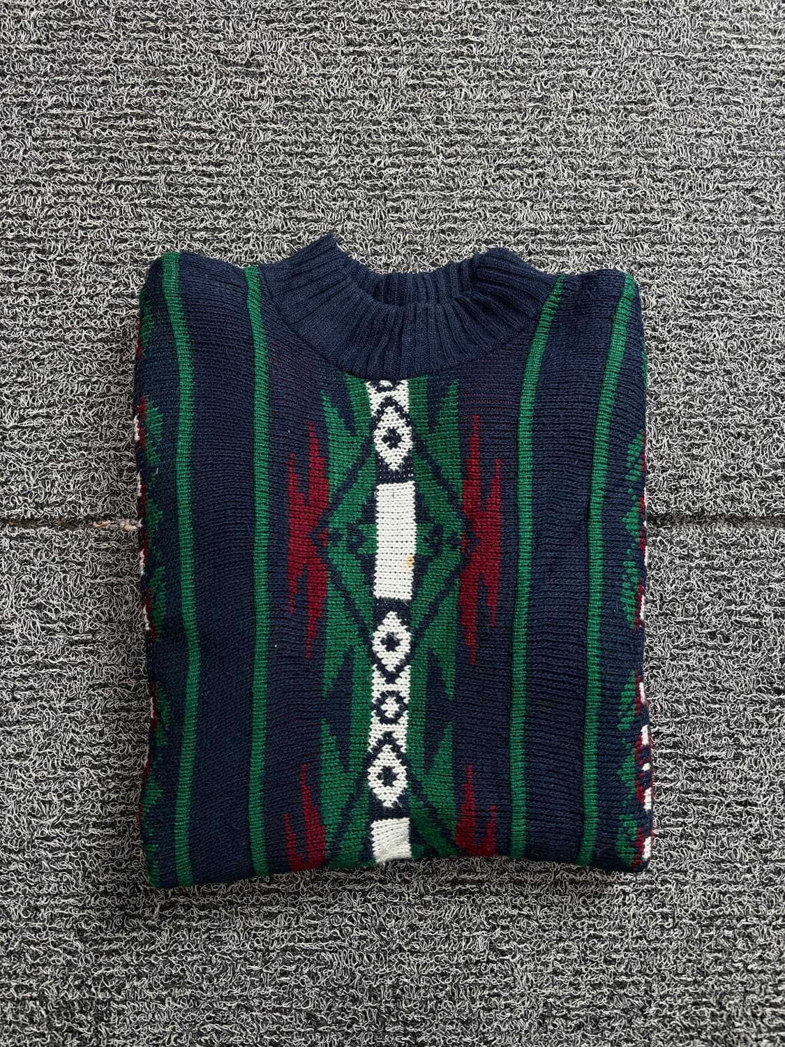 USA 오리지날 빈티지 박시핏 패턴 스웨터 2097 상품이미지1