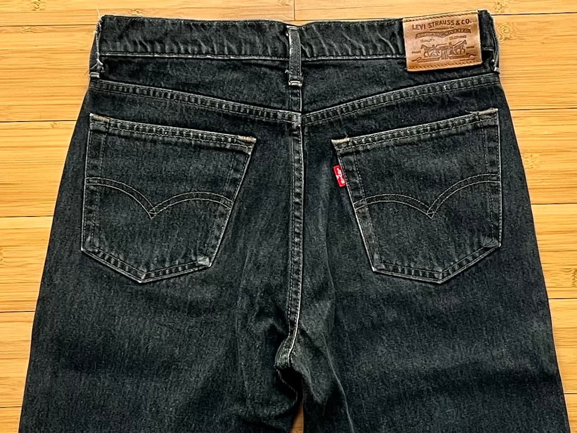 리바이스 레더탭 블랙진 데님팬츠 SIZE 31 상품이미지4