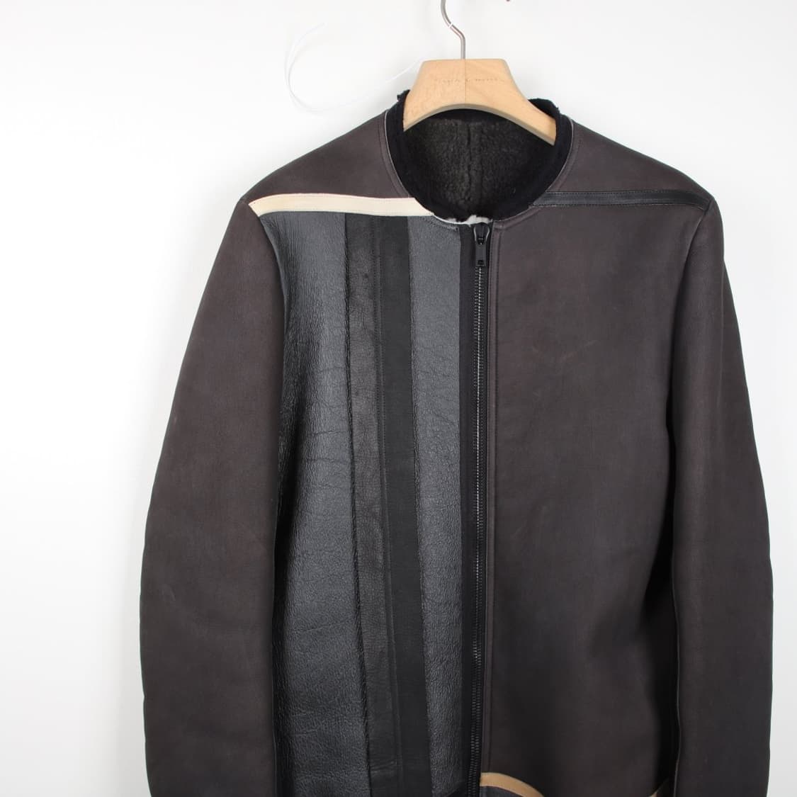 48 / Rick owens 릭오웬스 런웨이 마스토돈 롱 레더 무스탕 상품이미지3